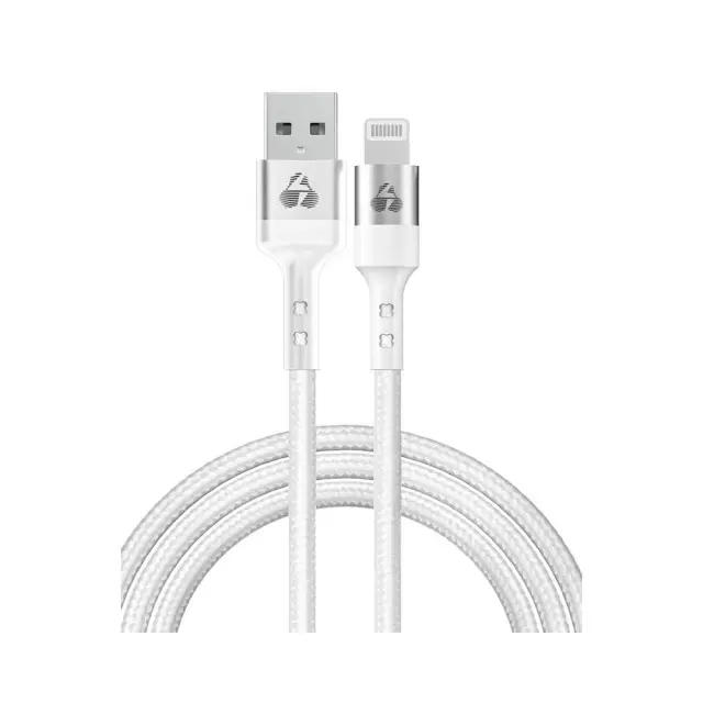Powertech PTR-0126 12W Charge & Sync Cable USB To Lightning 1m Λευκό