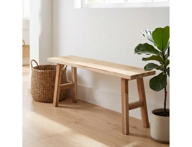 Παγκάκι από Ξύλο Teak, με διαστάσεις 100x25x42cm J18000190
