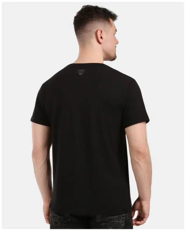 Ανδρικό T-shirt Kilpi Discover-M Black Cotton Comfort - 1M0372KI-BLK - 2XL 2