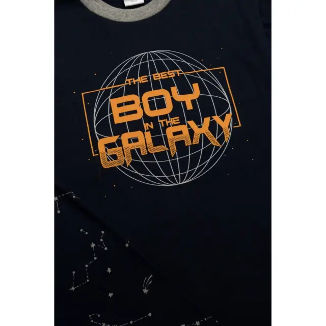 Πυτζάμα Παιδική Χειμερινή Minerva Boy Galaxy Marine No12 62055-100 3