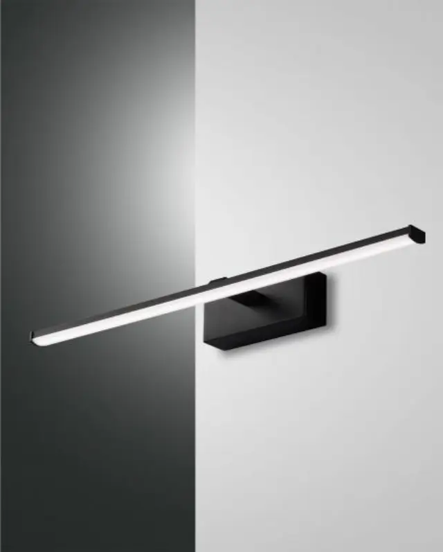Nala 3361-26 φωτιστικό τοίχου μπάνιου 50cm ip44 Μαύρο