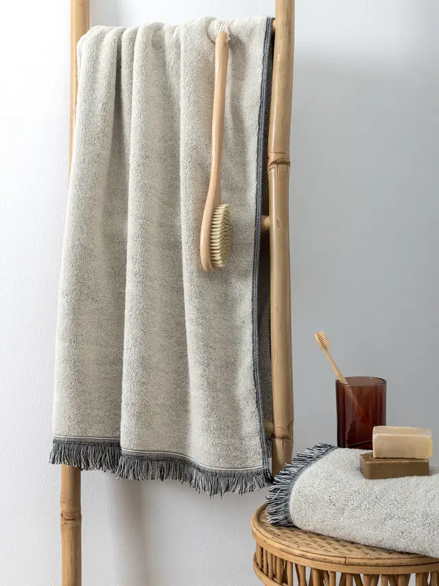Πετσέτα Προσώπου Towels Collection IGGY Πετσέτες Προσώπου 50x90 BLACK