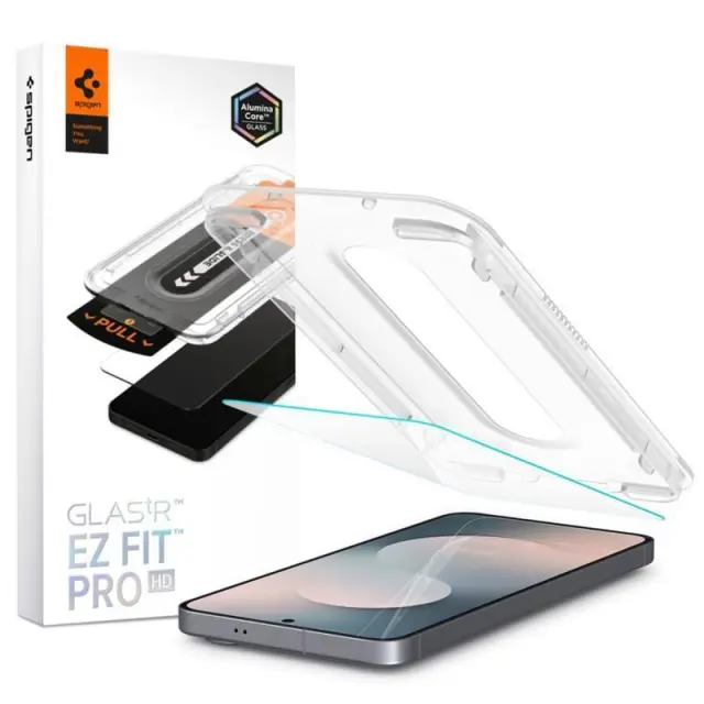 Tempered Glass Full Face Spigen Glas.tR EZ-FIT Samsung Galaxy S25 FE 5G (2 τεμ.) N70341