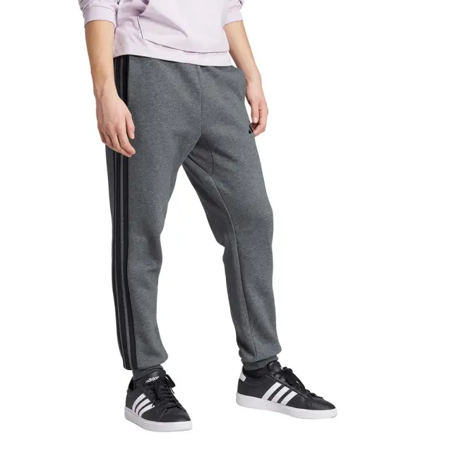 adidas Sportswear Men's 3Stripes Fleece Tapered Cut Pant Γκρι Σκούρο JW1893 (adidas Sportswear) 3