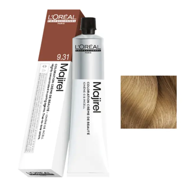 L’Oréal Profeffessionel Majirel Βαφή Μαλλιών 50ml 9,31-Ξανθό πολύ Ανοικτό Μπεζ