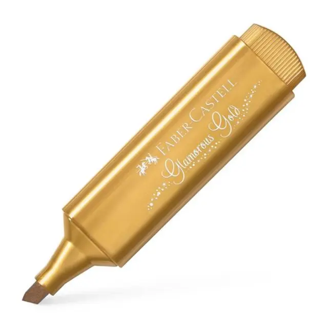 Υπογραμμιστής Faber - Castell 1546 Metallic Χρυσό / 154650 (Faber Castell)
