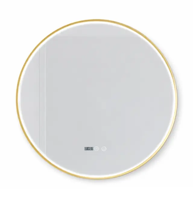 ΚΑΘΡΕΦΤΗΣ ΜΠΑΝΙΟΥ LED ΑΦΗΣ MIRRORLUX CALLISTO S-4678G ΣΤΡΟΓΓΥΛΟΣ Φ-800MM ΧΡΥΣΟΣ 3