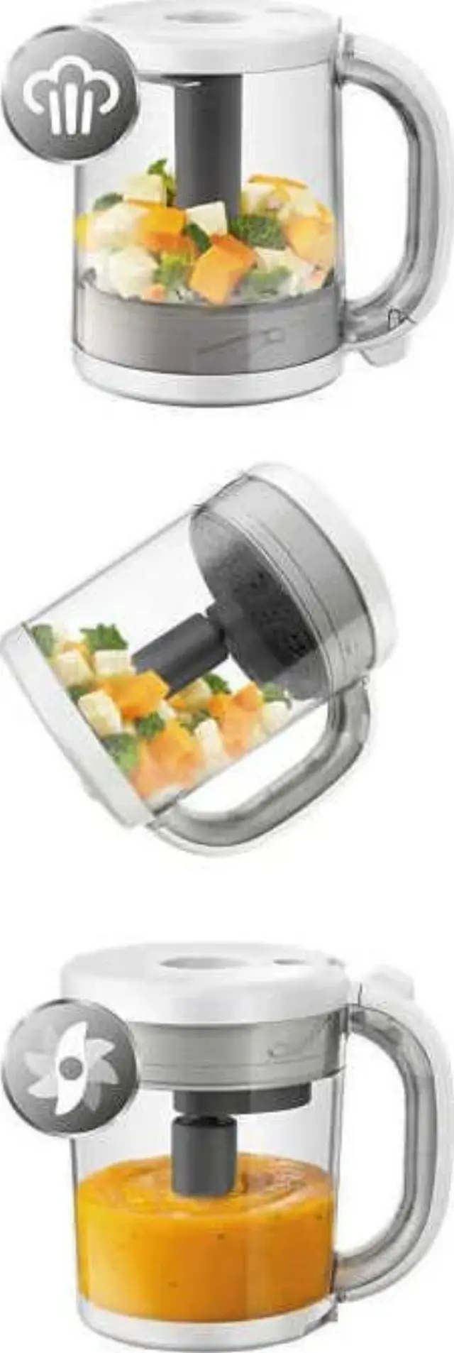 Philips SCF883/01 Βρεφικός Ατμομάγειρας με Μπλέντερ 1lt 2