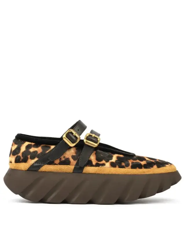 4ccccees Μπαλαρίνες Γυναικείο δέρμα/δέρμα suede Prints CES/TURA LEOPARD - 40 3