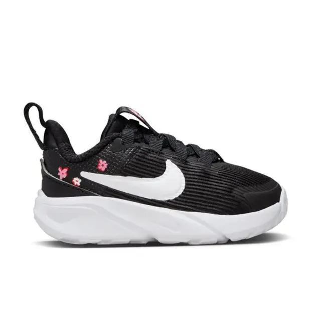 Nike Star Runner 4 (TD) (FJ8078-001) - Λευκό-Μαύρο