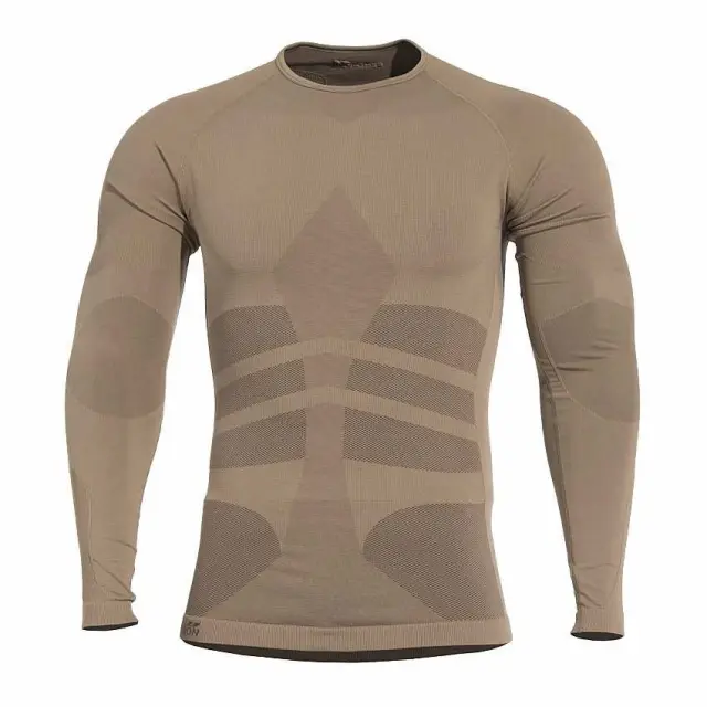 Pentagon Plexis Long Arm Shirt - Ισοθερμική Μακρυμάνικη Μπλούζα για Τακτική- Καθημερινή Χρήση - 01-Black-Μαύρο 3
