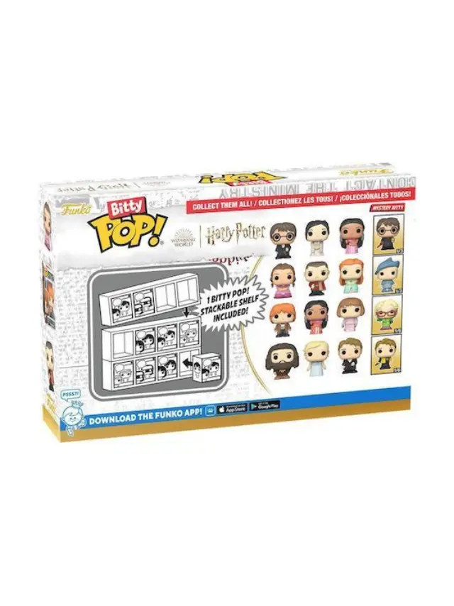 Funko POP! Bitty 4-Pack: Harry Potter Goblet of Fire - Harry Potter, Cho Chang, Parvati Patil, Mystery Vinyl Figures 2