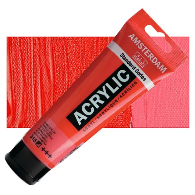 Ακρυλικό Talens Amsterdam 315 Pyrrole Red - 120ml