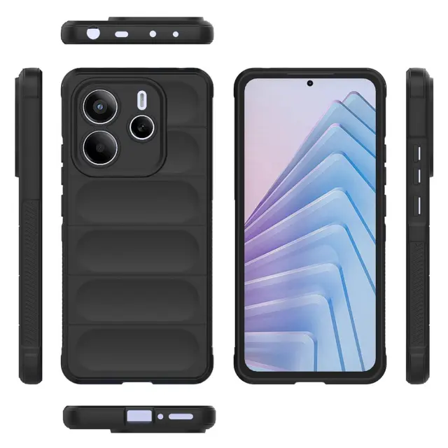 Techsuit® Rugged Anti Scratch Θήκη για Redmi Note 14 5G- Black 2