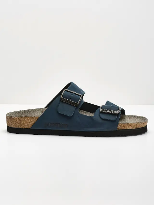Mephisto Πέδιλα Ανδρικό δέρμα Nubuck Μπλέ MEP/NERIO NAVY 2