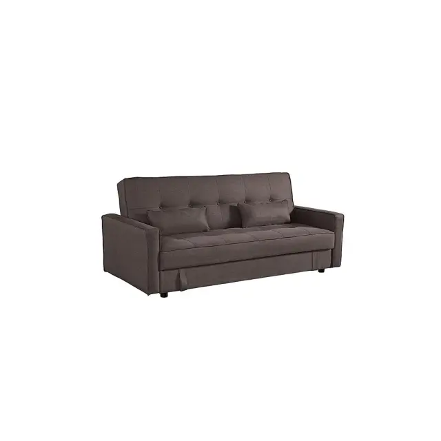 Καναπές Κρεβάτι OPEN Καφέ Ύφασμα 200x86x89cm