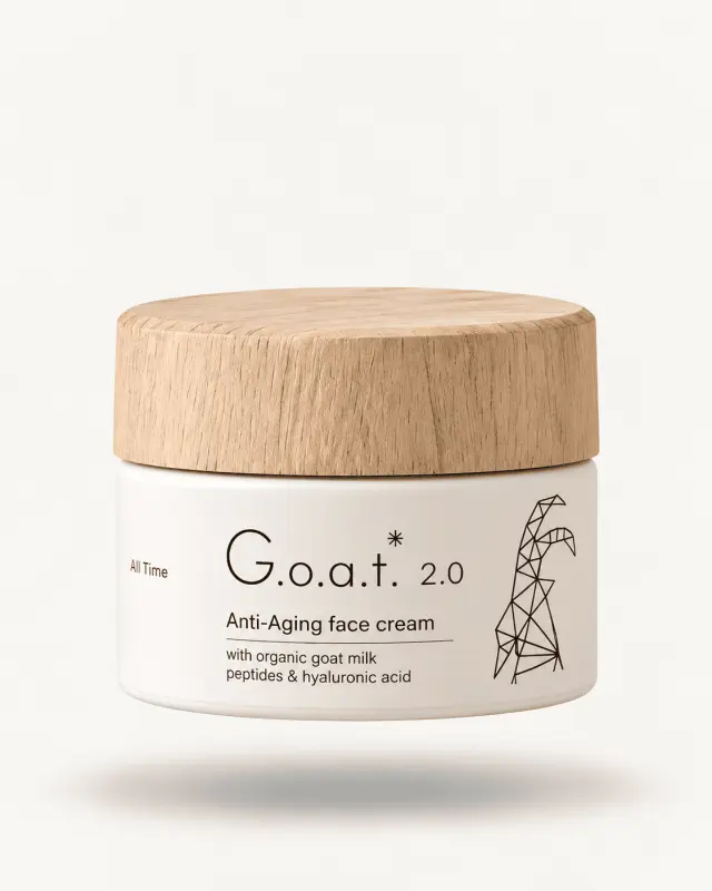 G.O.A.T. 2.0 | Κρέμα Προσώπου με βιολογικό γάλα κατσίκας | Αγνή πολυτέλεια. Μεταξένια υφή.