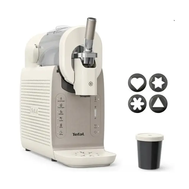 Tefal Παγωτομηχανή Freezi IG803AE0 5in1 1.4L 200W Beige (IG803AE0)