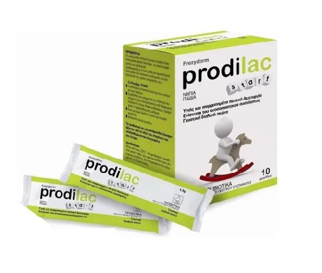 Frezyderm Prodilac Kids Start Συμπλήρωμα Διατροφής με Προβιοτικά για την Εντερική Χλωρίδα, 30 Φακελάκια