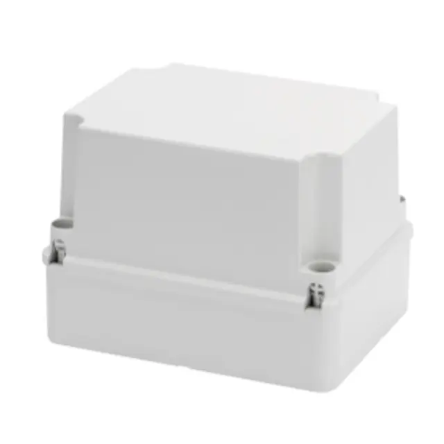 JUNCTION BOX WITH DEEP SCREWED LID - IP56 - INTERNAL DIMENSIONS 300X220X180 - SMOOTH WALLS - GREY RAL 7035