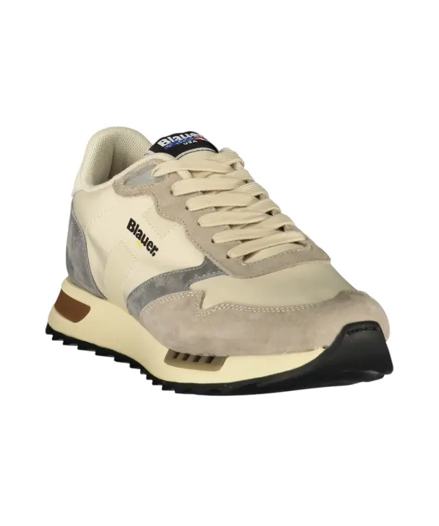 Blauer - Ανδρικά Sneakers S6RYDER01NYS-CREGRY Μπεζ 2