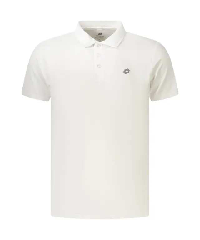 Lotto - Ανδρικό Κοντομάνικο Polo Athletic Regular Fit Dry-Tech 468840-WHITE Λευκό 3