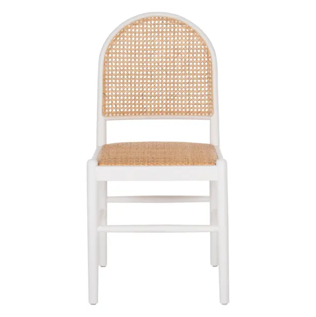 ΚΑΡΕΚΛΑ ΑΠΟ ΟΞΙΑ ΣΕ ΛΕΥΚΟ-RATTAN ΜΠΕΖ FB99407.03 43x50x87Yεκ. 3