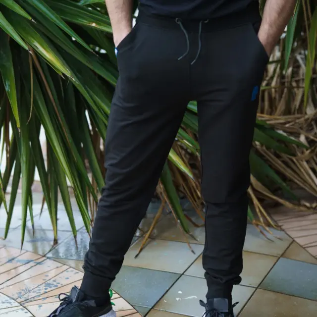 Ghetto White Men’s Fashion Sport Sweatpants | Streetwear Pants Black
