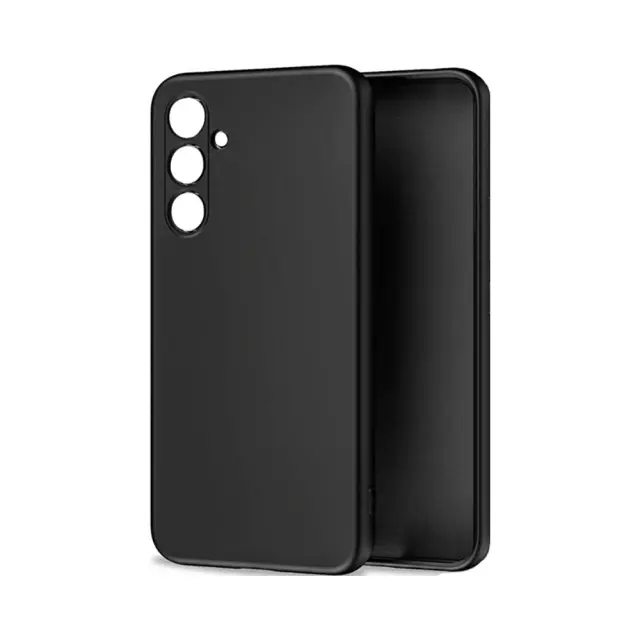 Θήκη Σιλικόνης Soft Back Liquid Silicone Case Για Samsung Galaxy A34 Μαύρη