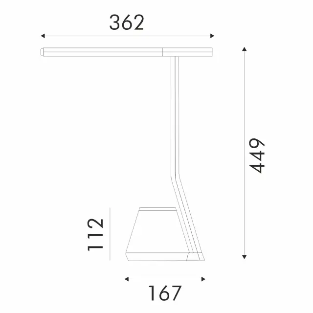 ΦΩΤΙΣΤΙΚΟ ΓΡΑΦΕΙΟΥ ΛΕΥΚΟ ΠΛΑΣΤΙΚΟ LED SMD 7W 450LM CCT 3000K-4300K-6000K IP20 / BL1066WH 3
