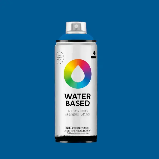 MTN Waterbased Spray Paint 400ml WB4 RV-30 Electric Blue