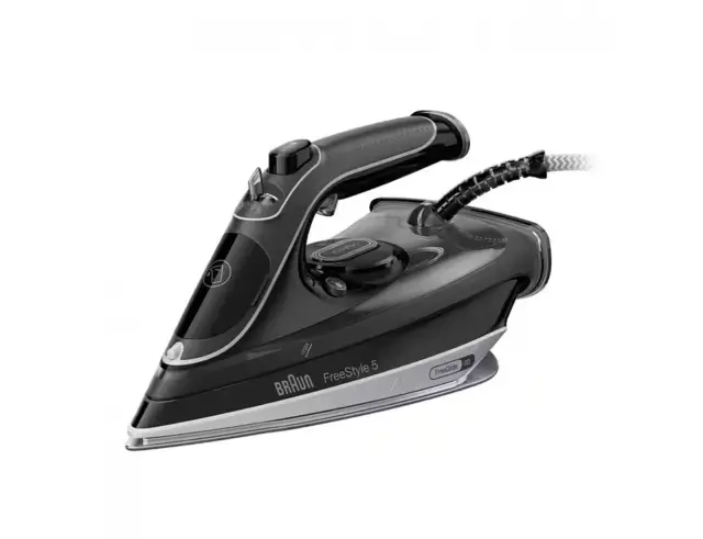 Σίδερο ατμού Braun FreeStyle 5 SI5188BK με ισχύ 2800W και χωρητικότητα νερού 330ml - ΜαύροSI5188BK