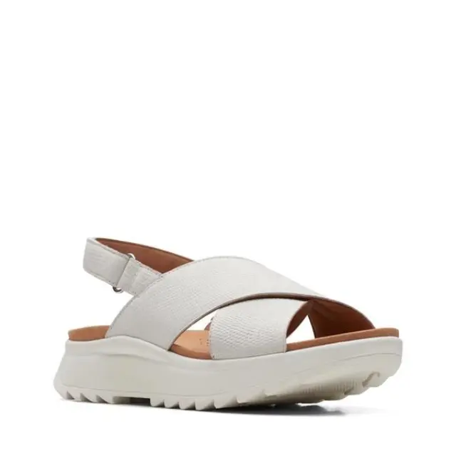 Clarks DashLite Wish White White Combi Leather - 40 2