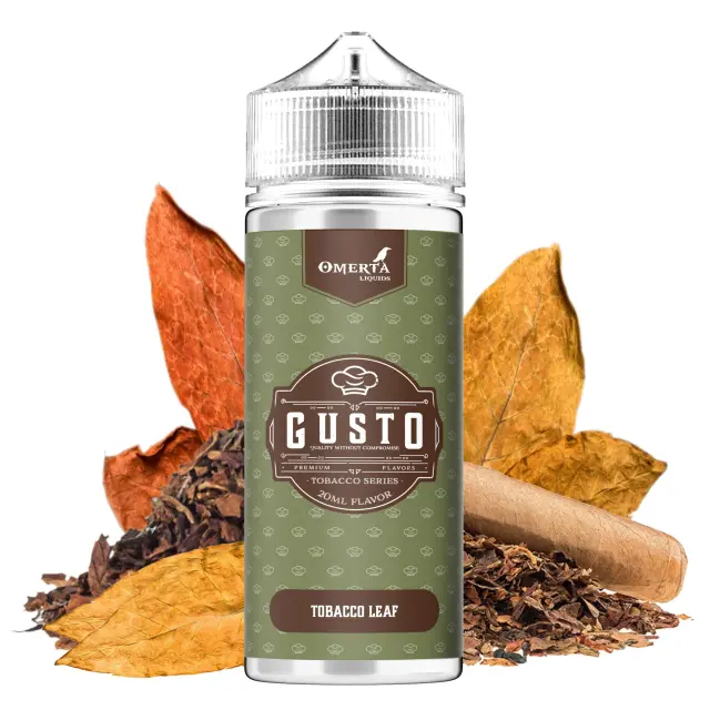 Gusto by Omerta Flavor Shots Tobacco Leaf 20ml to 120ml
