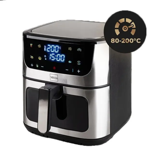 Stella Air Fryer Staf 1800-8-IX 8L Silver (18008IX) 2