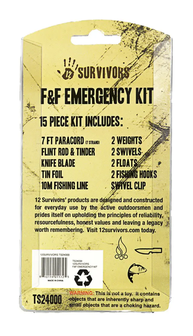 Κιτ Επιβίωσης Fish & Fire kit 12 Survivors 21110 2