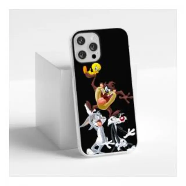 Θήκη Soft TPU Warner Bros Samsung Galaxy A34 5G Looney Tunes 001 Full Print Μαύρο N64029 3