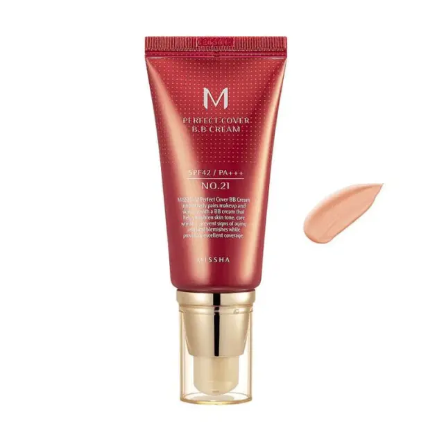 Missha Perfect Cover BB Cream No. 21 Light Beige SPF 42/PA+++ 20 ml