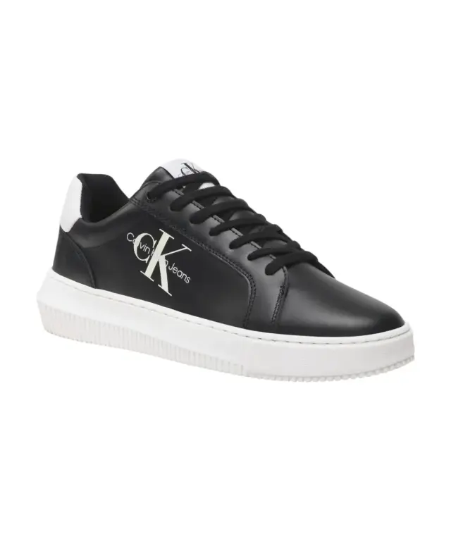 Calvin Klein - Cupsole Mono Lth Ανδρικά Chunky Sneakers YM0YM00681-0GJ Μαύρο 3
