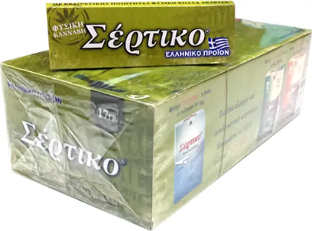 Σέρτικο - Ελληνικά Χαρτάκια - Λαδί 50τεμ.