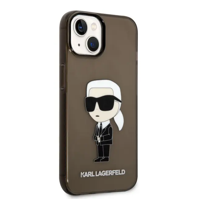 Karl Lagerfeld IML Ikonik NFT Case for iPhone 14 Plus Black 3