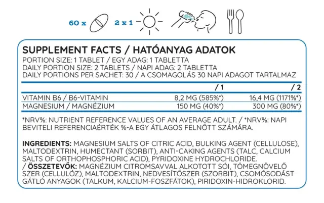 Nutriversum Mg+B6 2