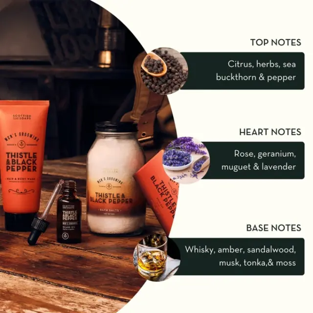 The Scottish Fine Soaps Men s Grooming THISTLE + BLACK PEPPER Face + Beard Soap Σαπούνι για πρόσωπο και γένια 100 gr 3