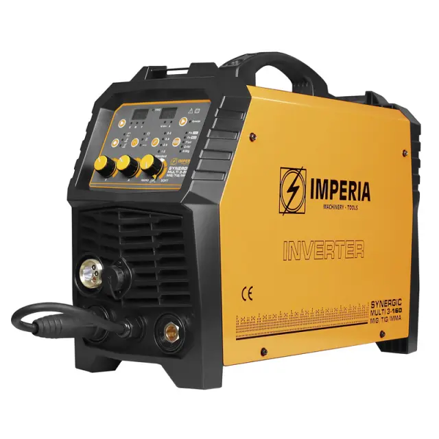 IMPERIA Ηλεκτροσυγκόλληση Inverter Synergic Multi 3 - 160A MIG / TIG / Ηλεκτροδίου MMA (65601)