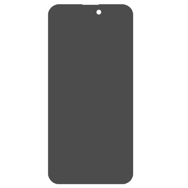 Privacy Full Cover Tempered Glass για iPhone 15 Plus - Black OEM 2