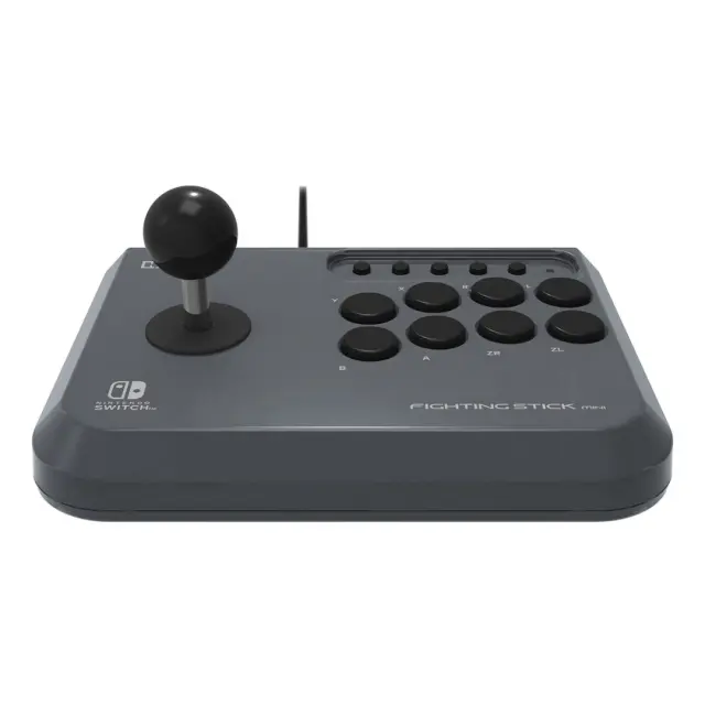 HORI Fighting Stick Mini Arcade Joystick Ενσύρματο Χειριστήριο για Nintendo Switch + PC με 8 Πλήκτρα, Turbo + Σύνδεση USB – Μαύρο