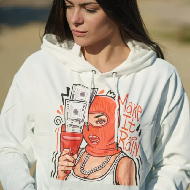 Ghetto Make It Rain Hoodie | Unisex Graphic Streetwear Hoodie 3