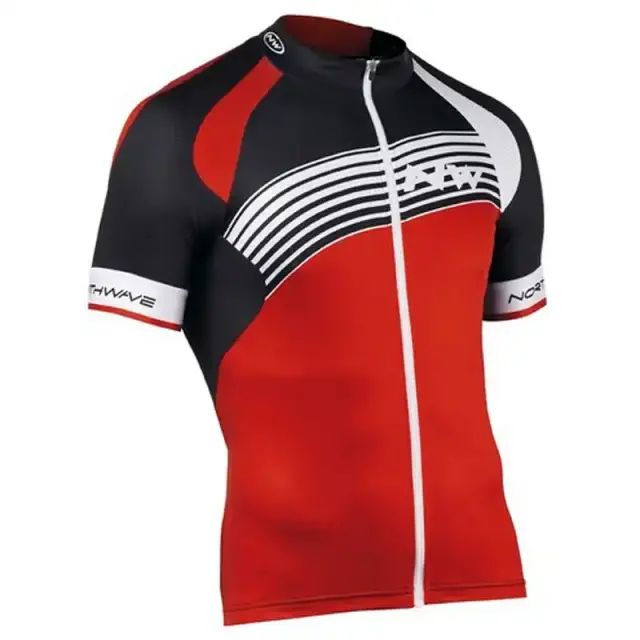 ΜΠΛΟΥΖΑ NORTHWAVE BULLET SS14 - ΜΑΥΡΟ-ΚΟΚΚΙΝΟ - MEDIUM