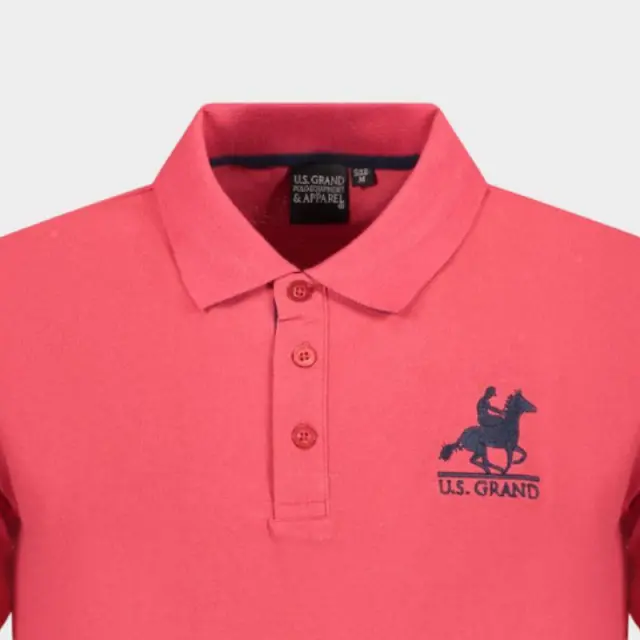 T-shirt U.S.Grand Polo AU02662_RO8ROSSO Κόκκινο - XL 3