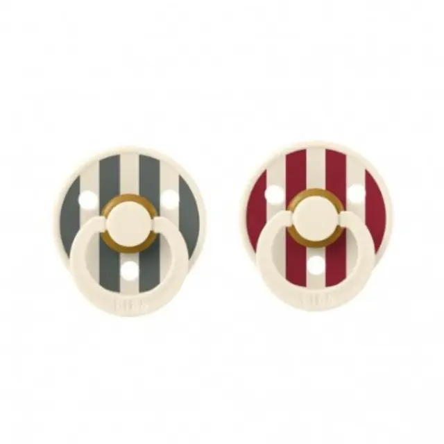 Bibs – Πιπίλες Colour Ruby/Pine Size1, 2τμχ